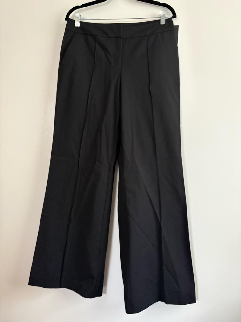 NWT Lafayette 148 New York Black Premium Stretch Tailored Dress Pants Size 8